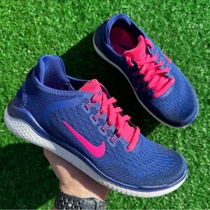 Nike Free Run 2018 Deep Royal Blue / Pink Blast